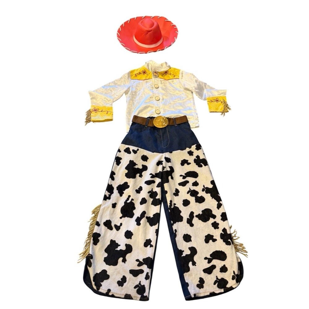 Disney Store Toy Story Pixar JESSIE 3 Piece Girls Costume Size 7/8